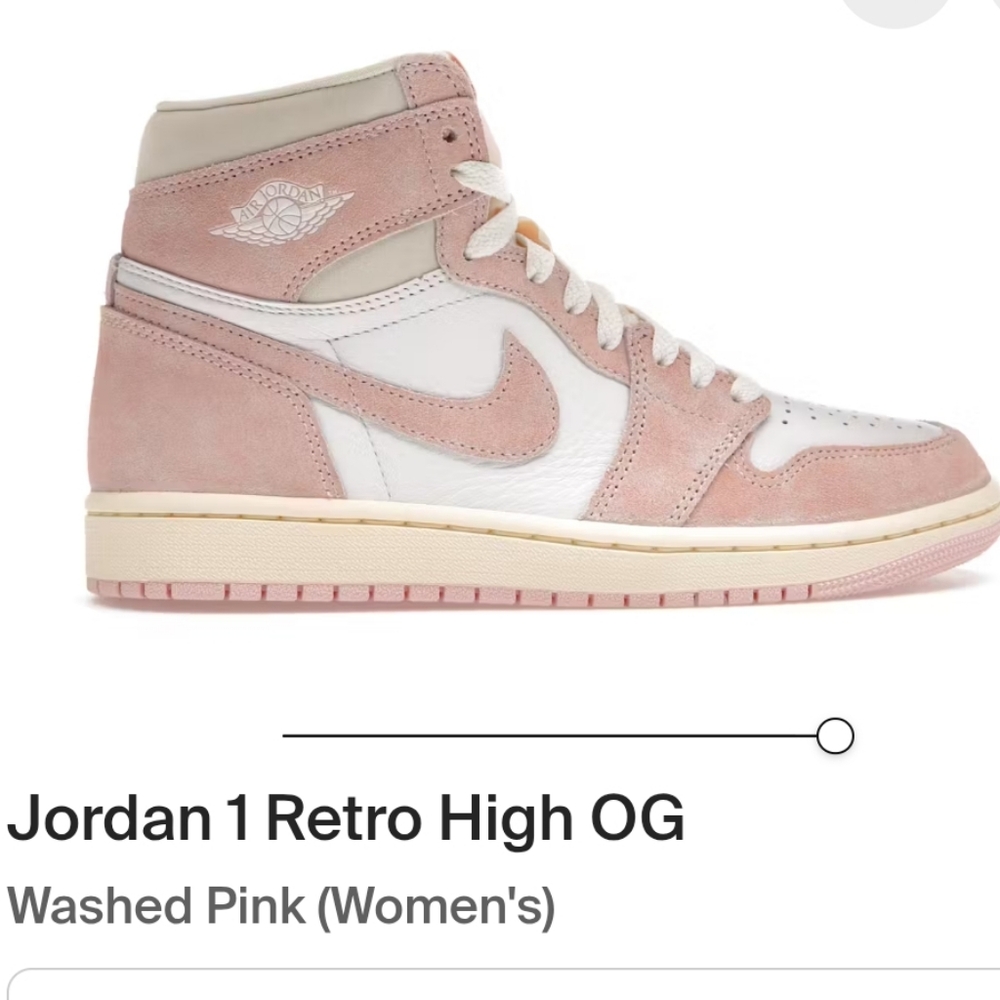 Nike Jordan 1 Retro High OG In Washed Pink - Womens 5½